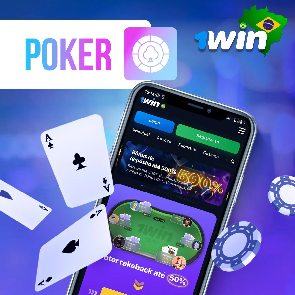 O jogo de cartas mais popular no 1win Casino - Pôquer