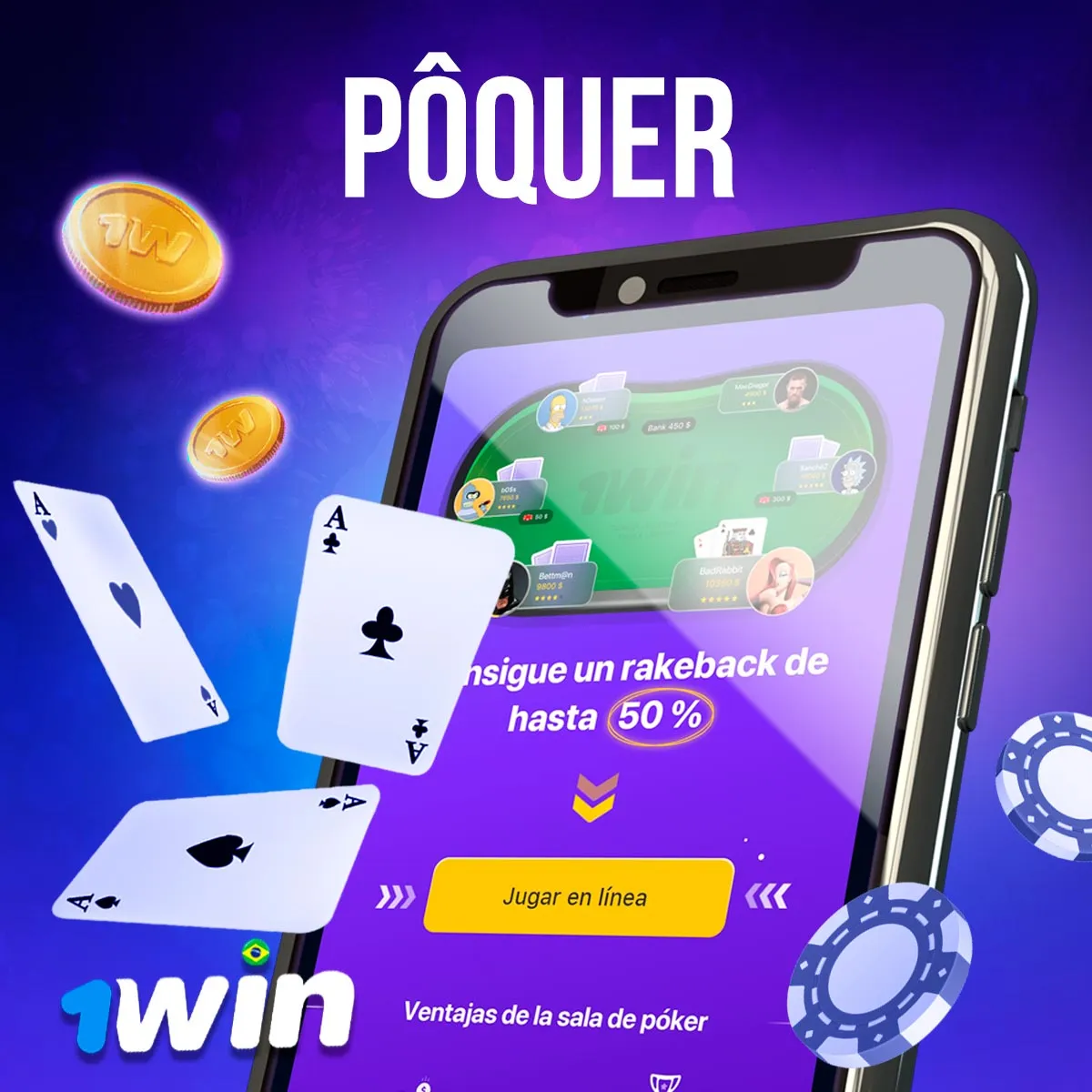 O jogo de cartas mais popular no 1win Casino - Pôquer