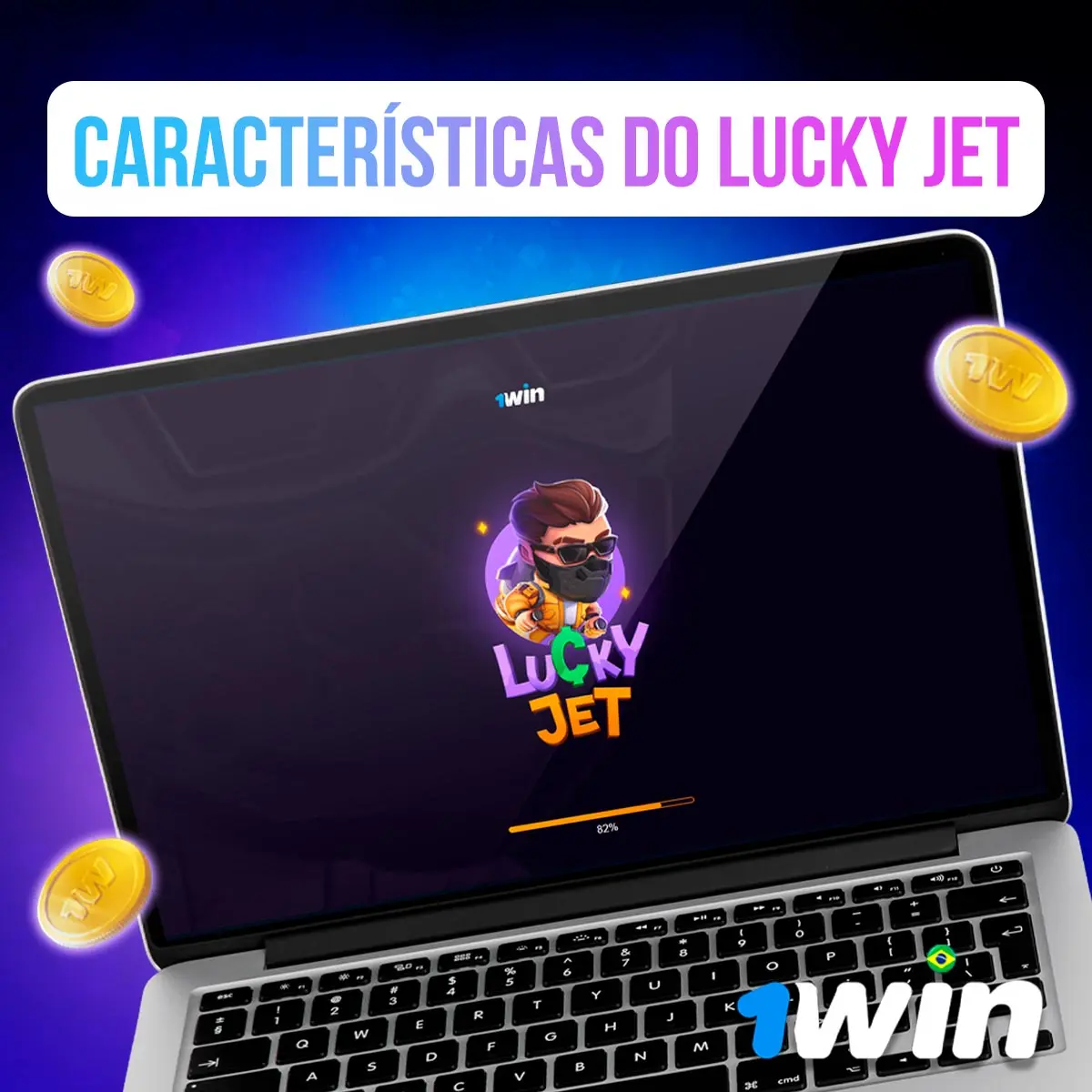 Principais recursos do jogo Lucky Jet da 1win